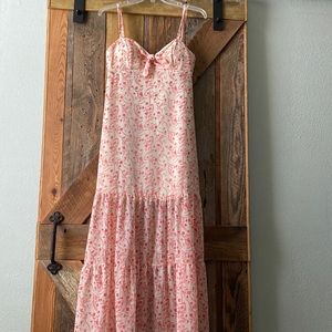 Maxi flowered dress